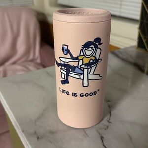 Life is Good slim can